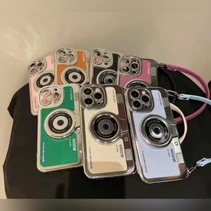 🎉Host Pick🎉 Camera iphone case w/ detachable leather strap-ONE